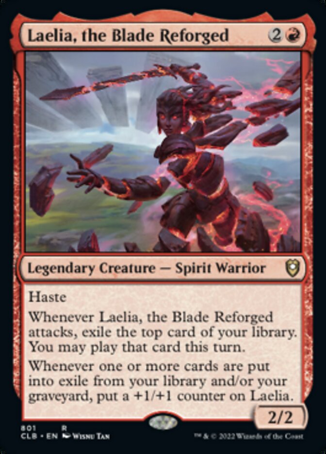 Laelia, the Blade Reforged [Commander Legends: Battle for Baldur's Gate] | Shuffle n Cut Hobbies & Games
