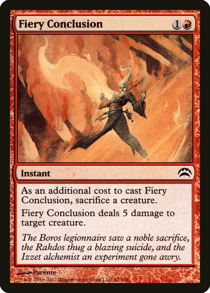 Fiery Conclusion [Planechase 2012] | Shuffle n Cut Hobbies & Games