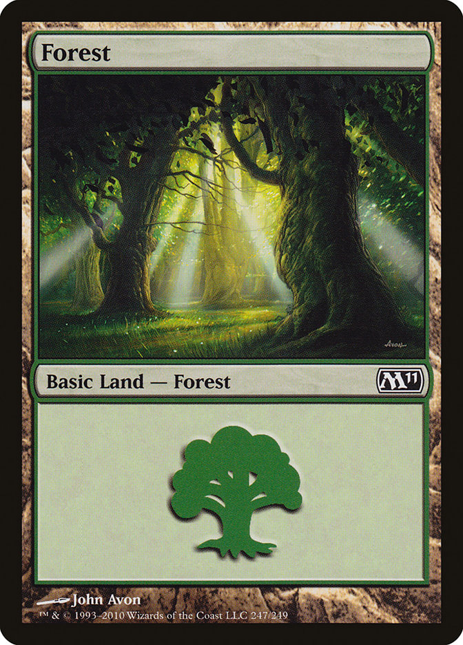 Forest (247) [Magic 2011] | Shuffle n Cut Hobbies & Games