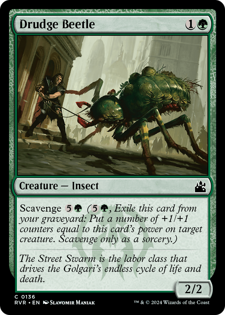 Drudge Beetle [Ravnica Remastered] | Shuffle n Cut Hobbies & Games