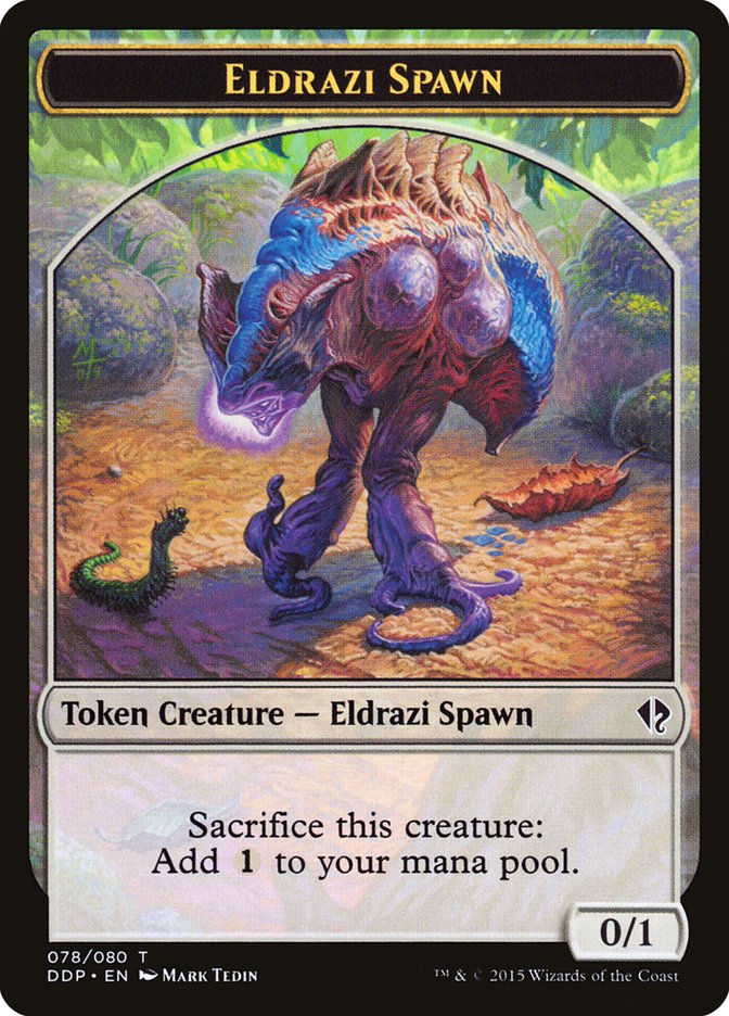 Eldrazi Spawn Token (078/080) [Duel Decks: Zendikar vs. Eldrazi] | Shuffle n Cut Hobbies & Games