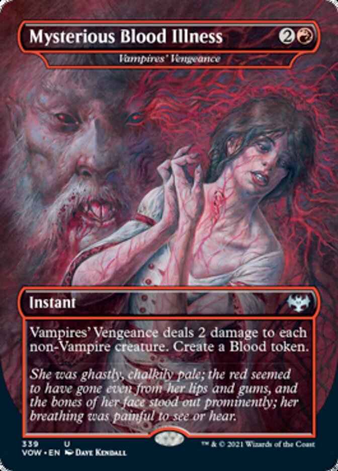Vampires' Vengeance - Mysterious Blood Illness [Innistrad: Crimson Vow] | Shuffle n Cut Hobbies & Games