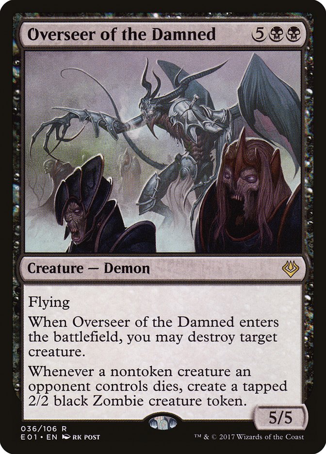 Overseer of the Damned [Archenemy: Nicol Bolas] | Shuffle n Cut Hobbies & Games