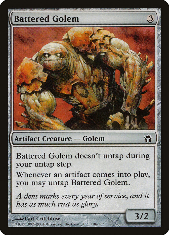 Battered Golem [Fifth Dawn] | Shuffle n Cut Hobbies & Games