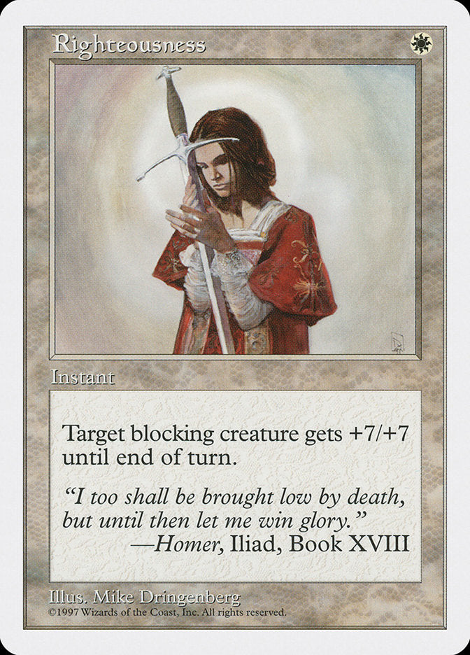 Righteousness [Fifth Edition] | Shuffle n Cut Hobbies & Games