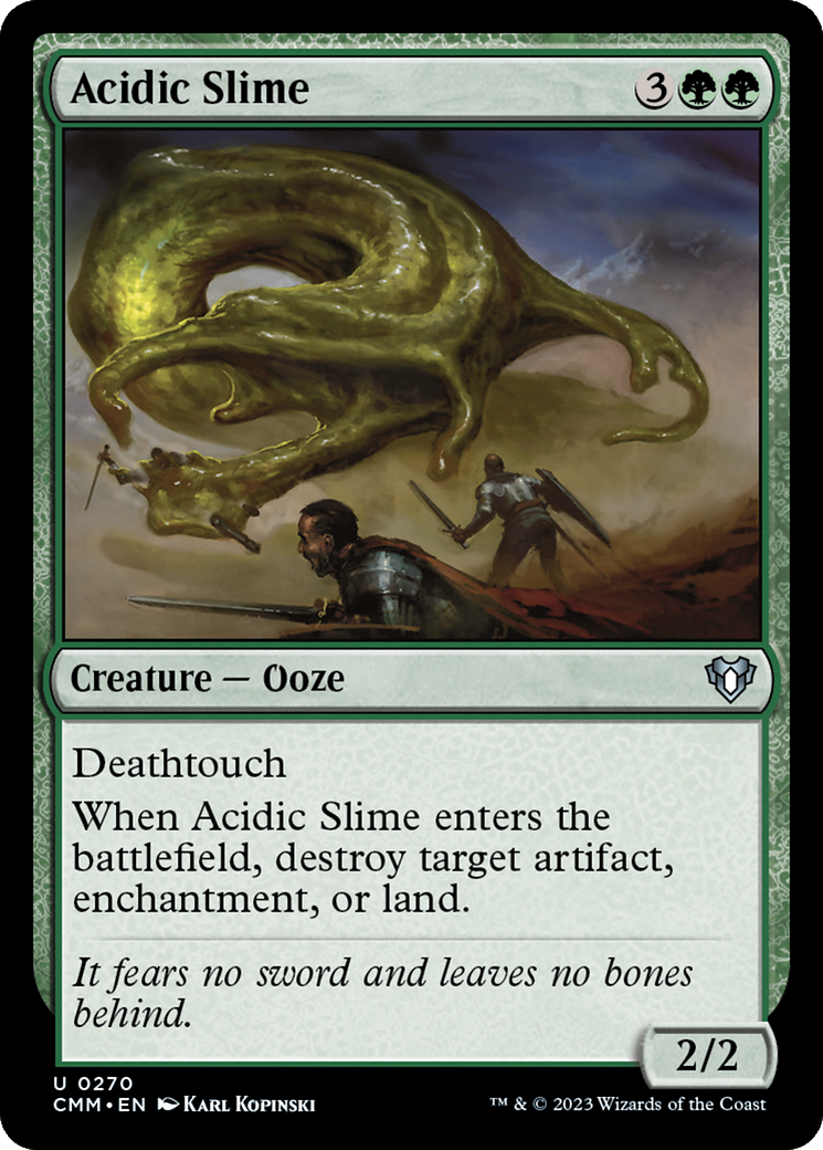 Acidic Slime [Commander Masters] | Shuffle n Cut Hobbies & Games