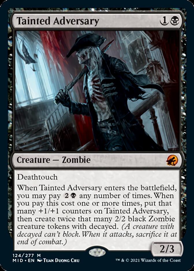 Tainted Adversary [Innistrad: Midnight Hunt] | Shuffle n Cut Hobbies & Games