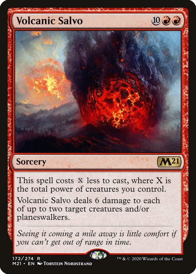 Volcanic Salvo [Core Set 2021] | Shuffle n Cut Hobbies & Games