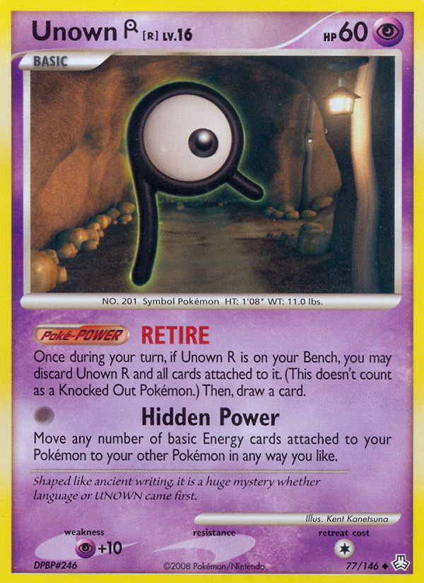 Unown R (77/146) [Diamond & Pearl: Legends Awakened] | Shuffle n Cut Hobbies & Games