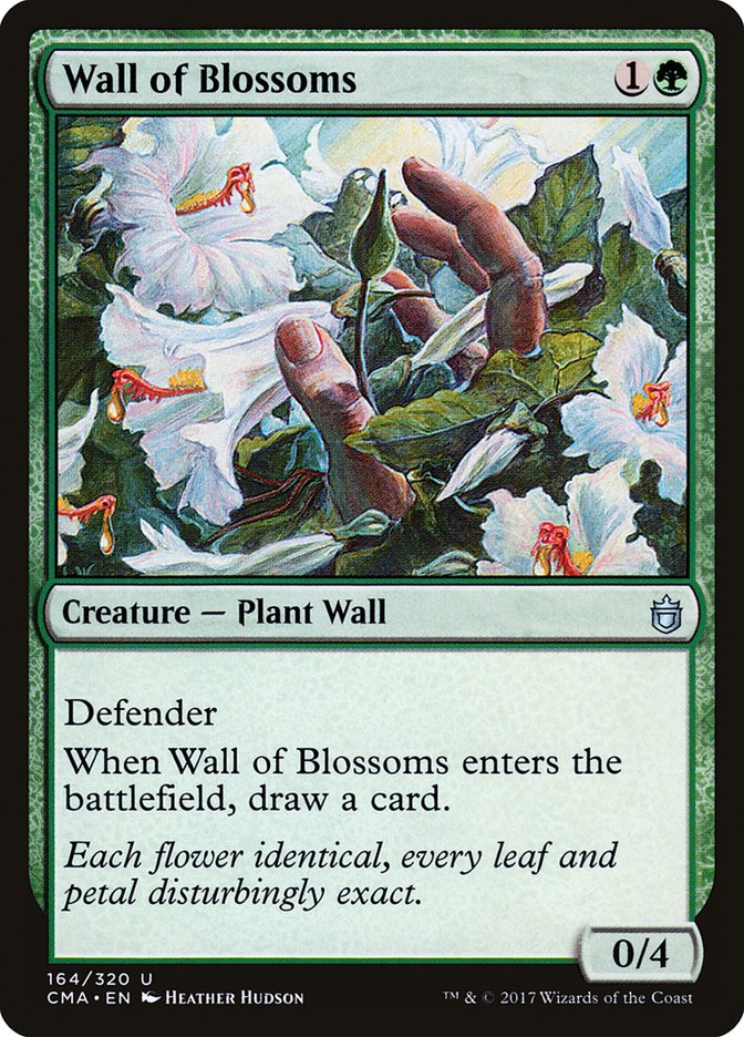 Wall of Blossoms [Commander Anthology] | Shuffle n Cut Hobbies & Games
