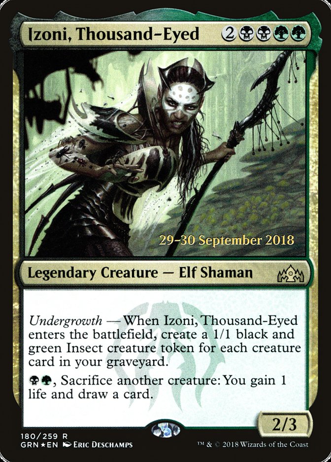 Izoni, Thousand-Eyed [Guilds of Ravnica Prerelease Promos] | Shuffle n Cut Hobbies & Games