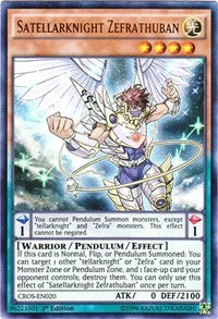 Satellarknight Zefrathuban [CROS-EN020] Ultra Rare | Shuffle n Cut Hobbies & Games