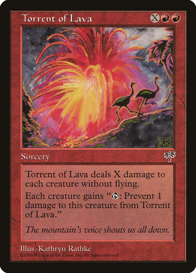 Torrent of Lava [Mirage] | Shuffle n Cut Hobbies & Games
