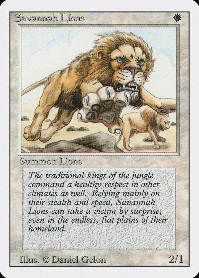 Savannah Lions [Revised Edition] | Shuffle n Cut Hobbies & Games