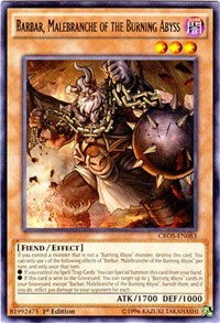 Barbar, Malebranche of the Burning Abyss [CROS-EN083] Rare | Shuffle n Cut Hobbies & Games