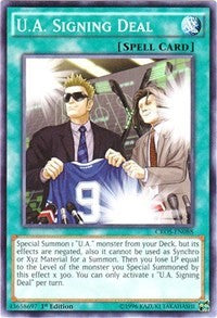U.A. Signing Deal [CROS-EN088] Common | Shuffle n Cut Hobbies & Games