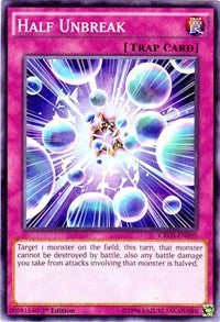 Half Unbreak [CROS-EN090] Common | Shuffle n Cut Hobbies & Games