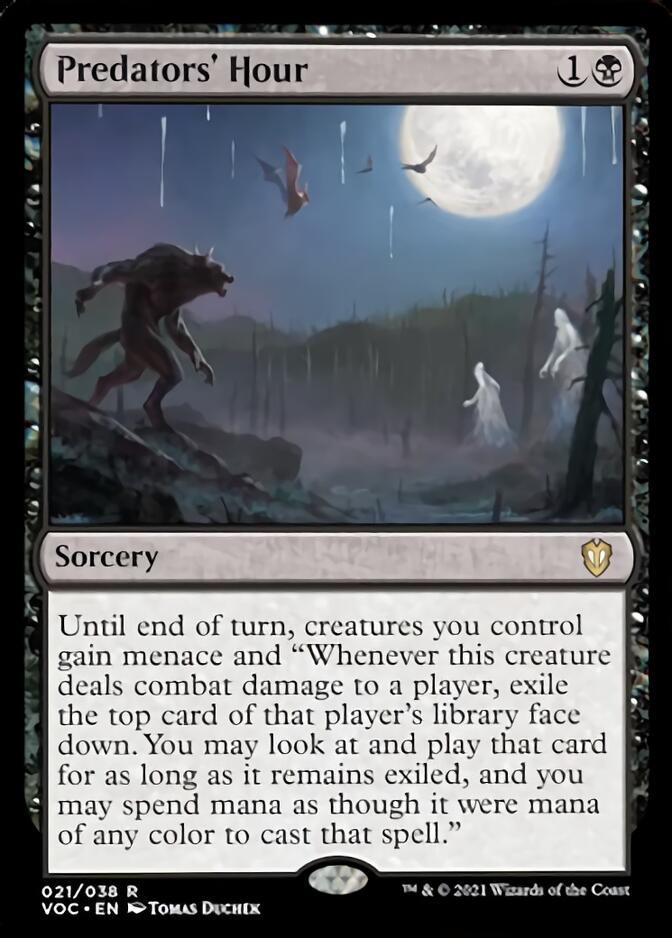 Predators' Hour [Innistrad: Crimson Vow Commander] | Shuffle n Cut Hobbies & Games