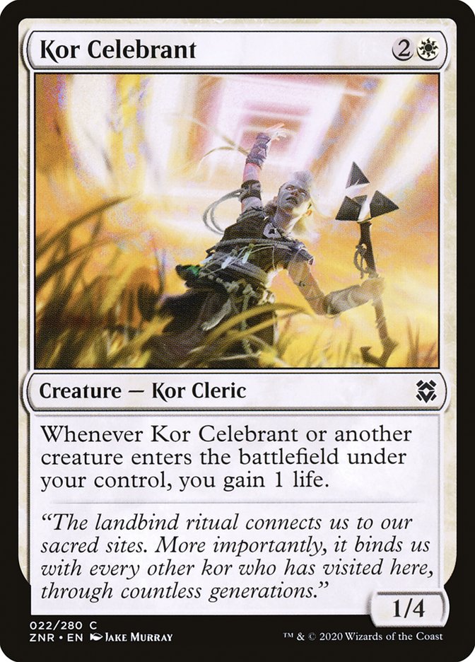 Kor Celebrant [Zendikar Rising] | Shuffle n Cut Hobbies & Games