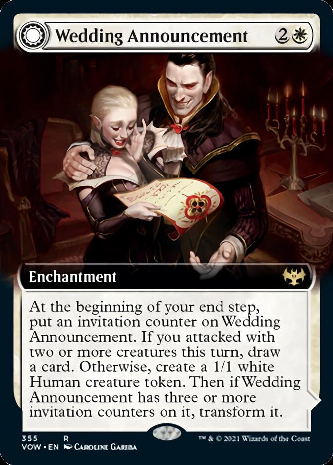 Wedding Announcement // Wedding Festivity (Extended Art) [Innistrad: Crimson Vow] | Shuffle n Cut Hobbies & Games