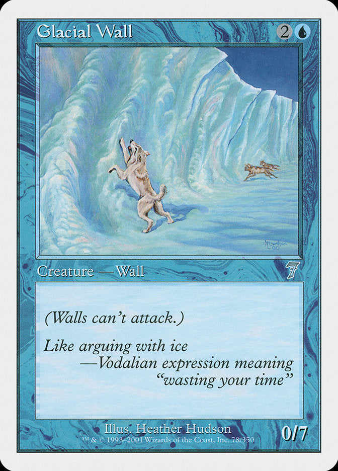 Glacial Wall [Seventh Edition] | Shuffle n Cut Hobbies & Games