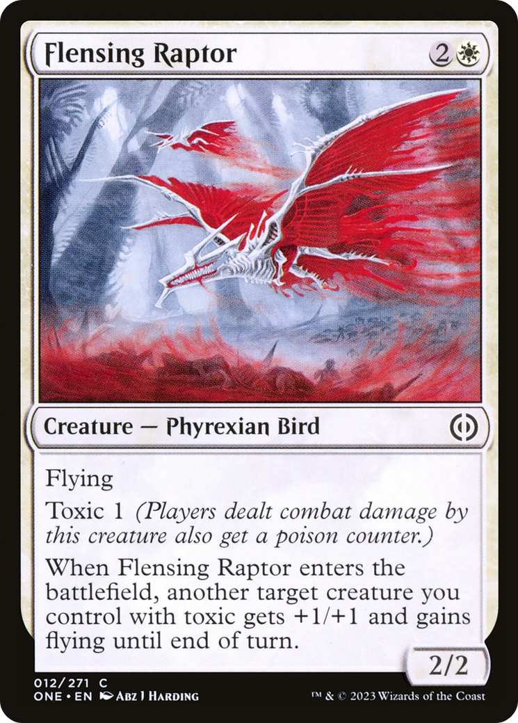 Flensing Raptor [Phyrexia: All Will Be One] | Shuffle n Cut Hobbies & Games