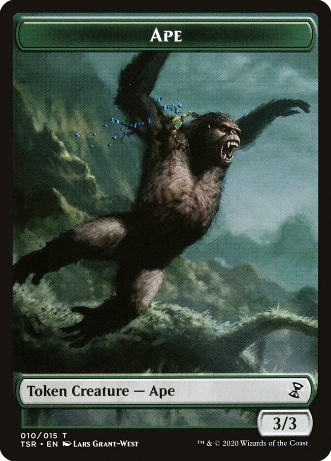 Angel // Ape Double-Sided Token [Double Masters Tokens] | Shuffle n Cut Hobbies & Games