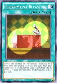 Performapal Recasting [CROS-EN052] Common | Shuffle n Cut Hobbies & Games