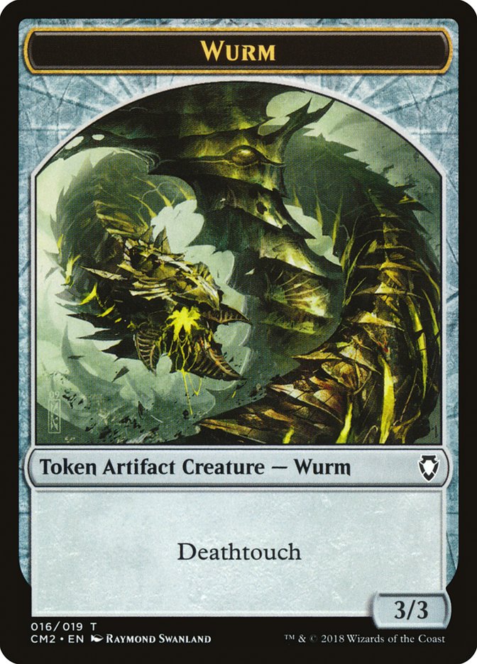 Wurm Token (016/019) [Commander Anthology Volume II Tokens] | Shuffle n Cut Hobbies & Games