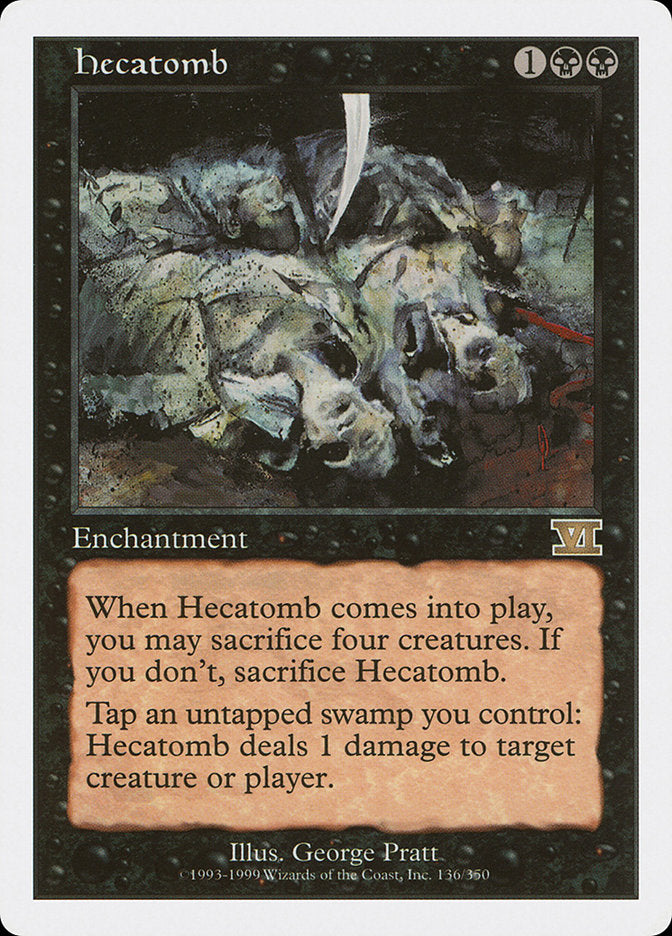 Hecatomb [Classic Sixth Edition] | Shuffle n Cut Hobbies & Games