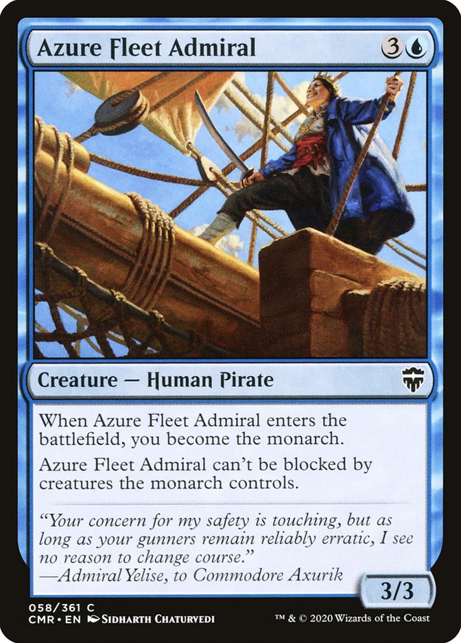 Azure Fleet Admiral [Commander Legends] | Shuffle n Cut Hobbies & Games
