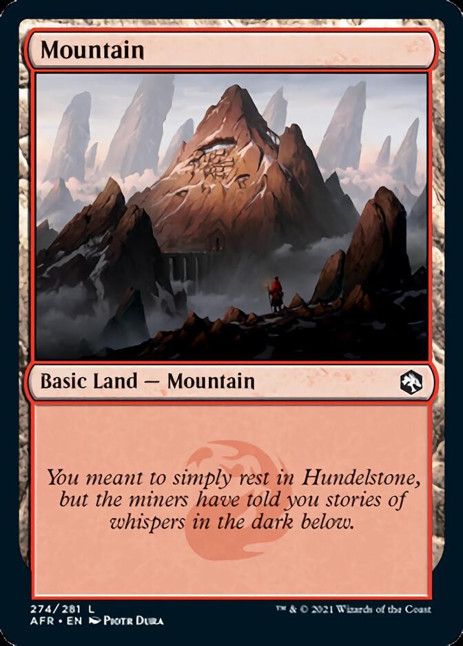 Mountain (274) [Dungeons & Dragons: Adventures in the Forgotten Realms] | Shuffle n Cut Hobbies & Games
