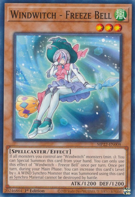 Windwitch - Freeze Bell [MP22-EN008] Common | Shuffle n Cut Hobbies & Games