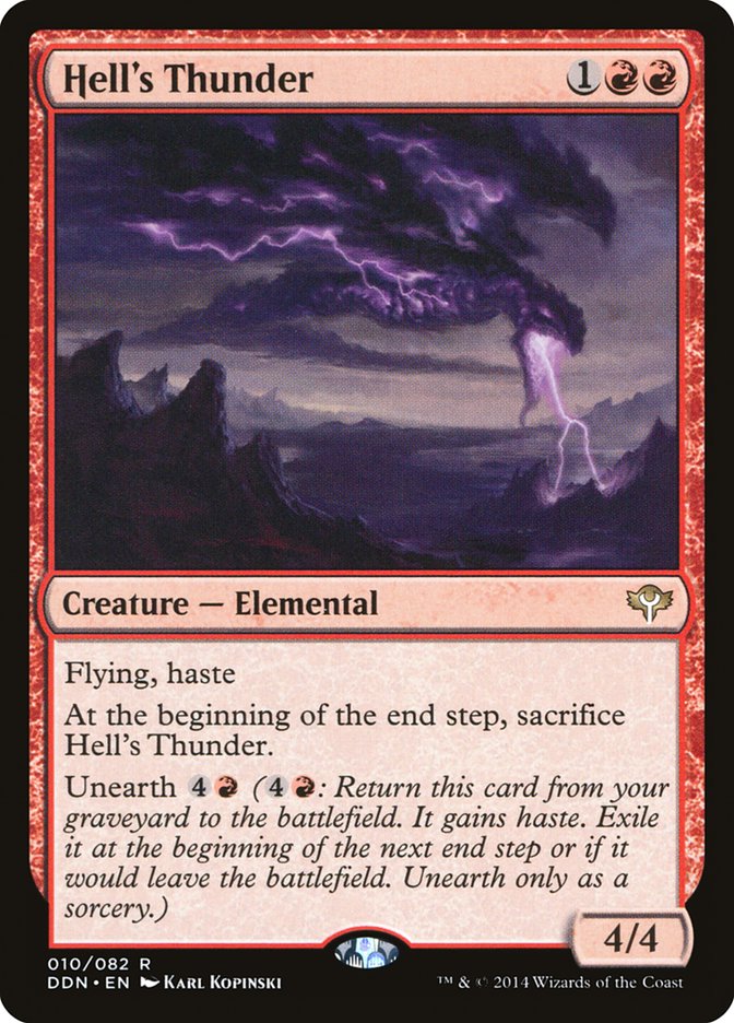 Hell's Thunder [Duel Decks: Speed vs. Cunning] | Shuffle n Cut Hobbies & Games