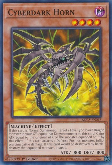 Cyberdark Horn [SDCS-EN013] Common | Shuffle n Cut Hobbies & Games