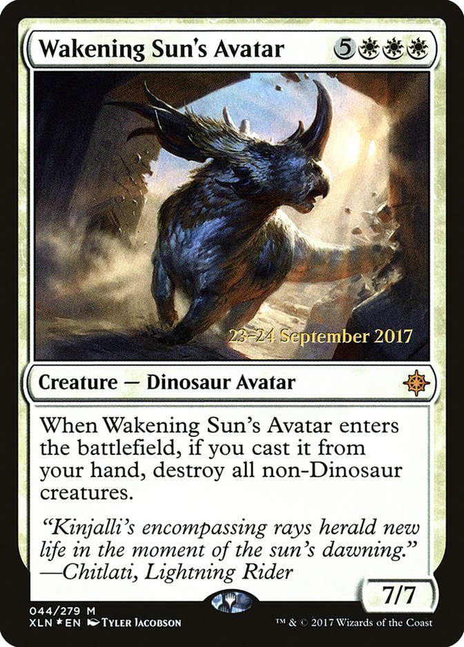 Wakening Sun's Avatar [Ixalan Prerelease Promos] | Shuffle n Cut Hobbies & Games