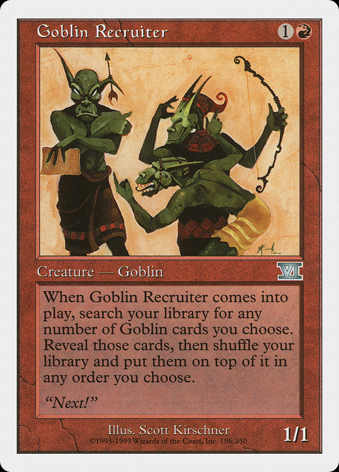 Goblin Recruiter [Classic Sixth Edition] | Shuffle n Cut Hobbies & Games