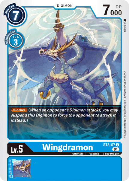 Wingdramon [ST8-07] [Starter Deck: Ulforce Veedramon] | Shuffle n Cut Hobbies & Games