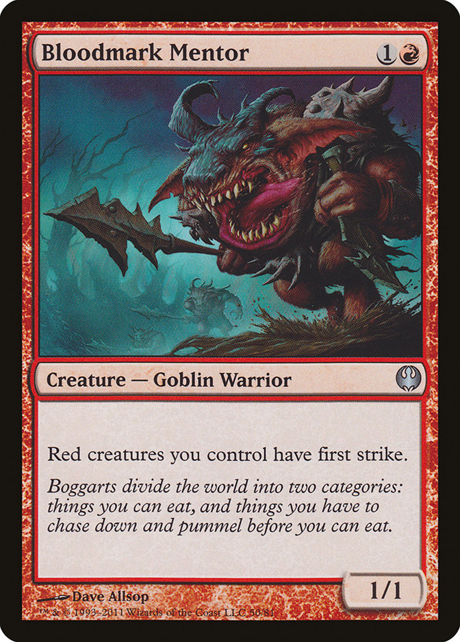 Bloodmark Mentor [Duel Decks: Knights vs. Dragons] | Shuffle n Cut Hobbies & Games