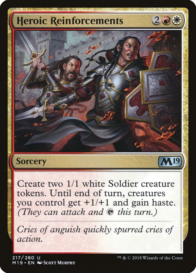 Heroic Reinforcements [Core Set 2019] | Shuffle n Cut Hobbies & Games