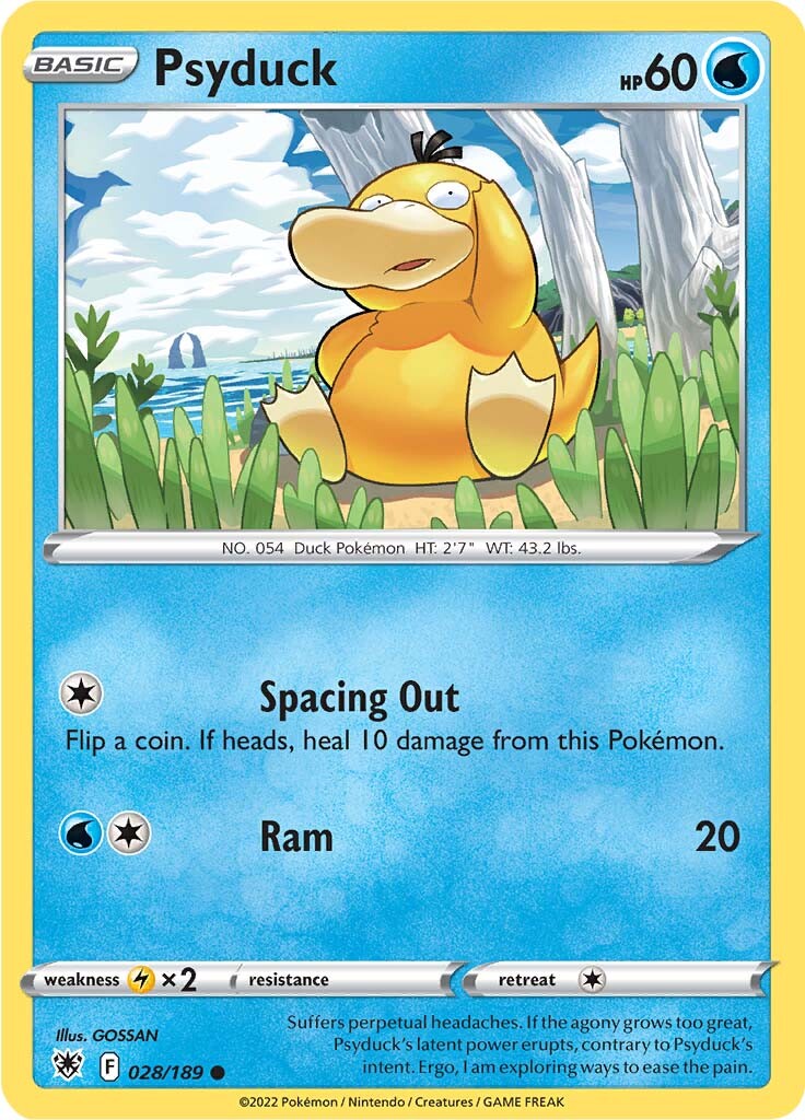 Psyduck (028/189) [Sword & Shield: Astral Radiance] | Shuffle n Cut Hobbies & Games