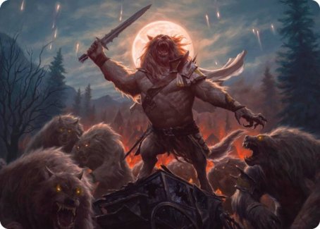 Tovolar, the Midnight Scourge 1 Art Card [Innistrad: Midnight Hunt Art Series] | Shuffle n Cut Hobbies & Games