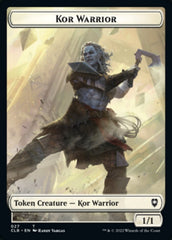 Kor Warrior // Angel Warrior Double-Sided Token [Commander Legends: Battle for Baldur's Gate Tokens] | Shuffle n Cut Hobbies & Games