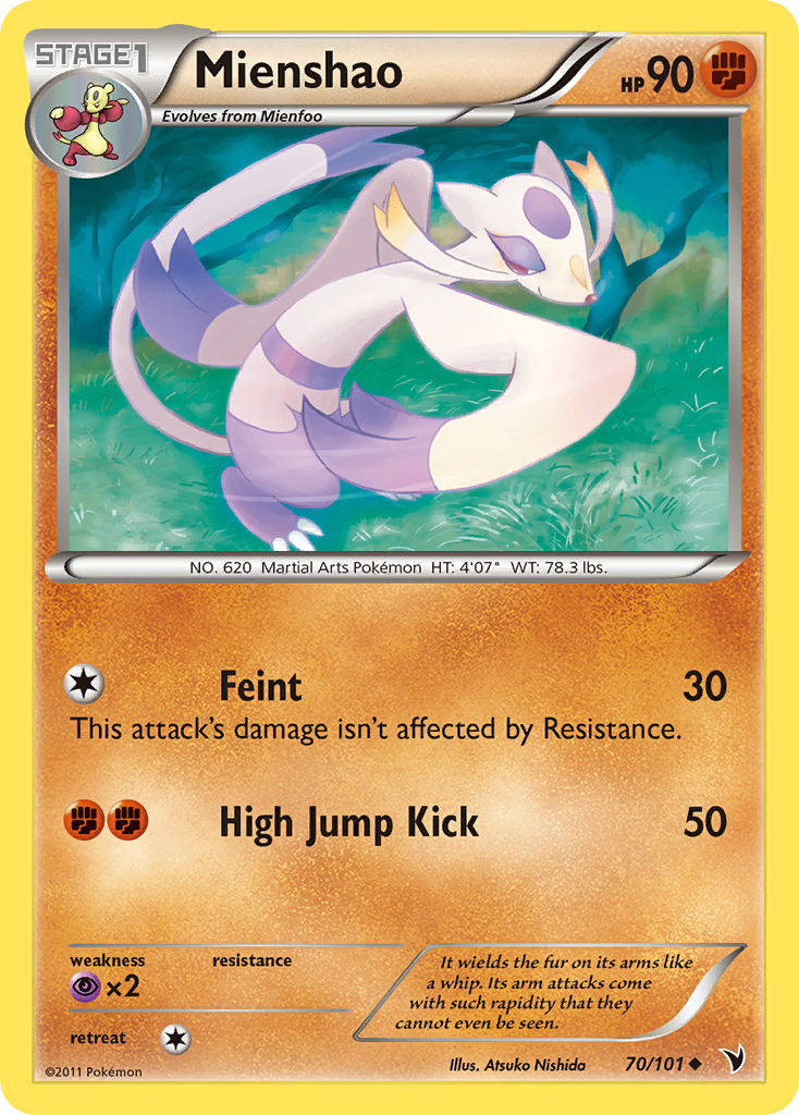 Mienshao (70/101) [Black & White: Noble Victories] | Shuffle n Cut Hobbies & Games