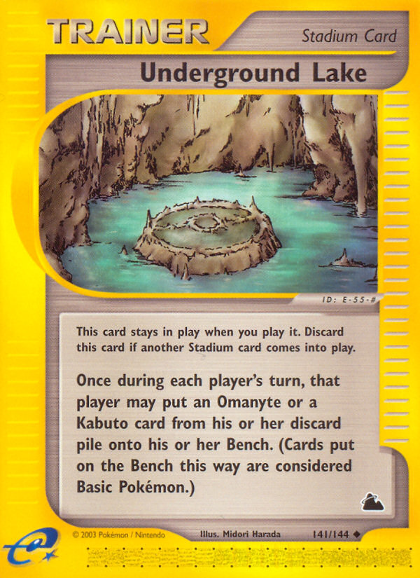 Underground Lake (141/144) [Skyridge] | Shuffle n Cut Hobbies & Games