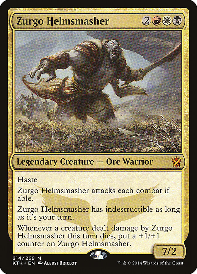 Zurgo Helmsmasher [Khans of Tarkir] | Shuffle n Cut Hobbies & Games