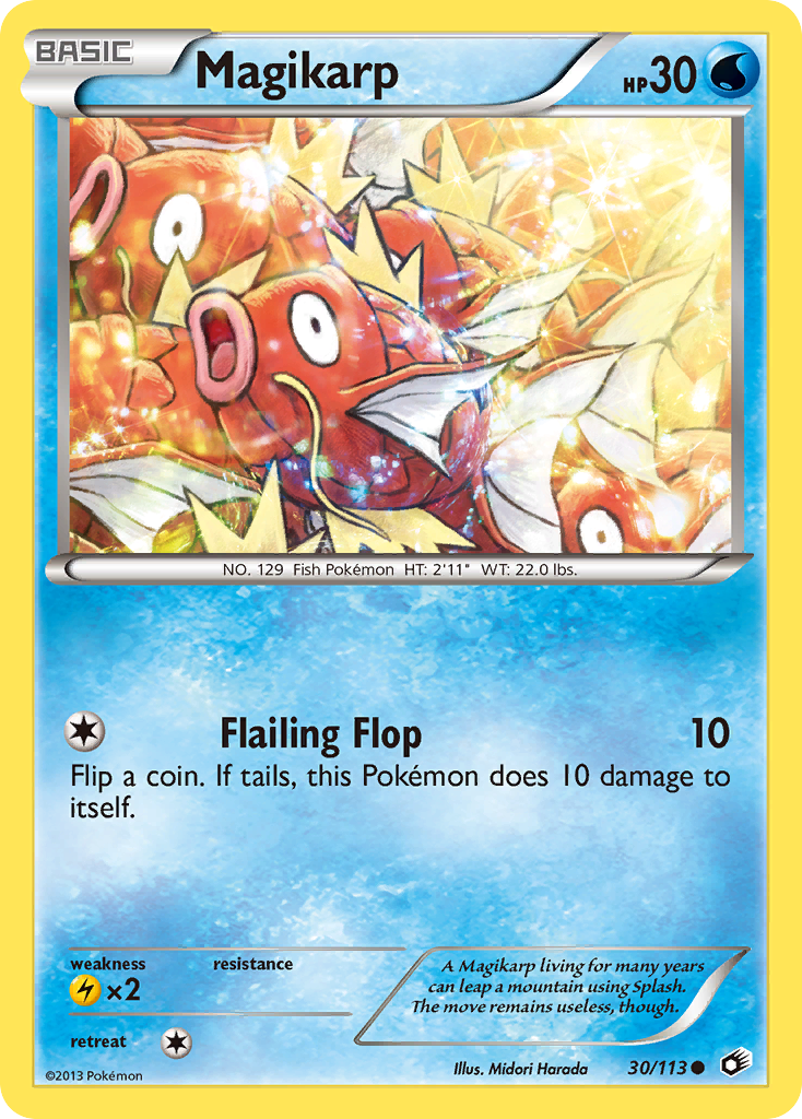 Magikarp (30/113) [Black & White: Legendary Treasures] | Shuffle n Cut Hobbies & Games