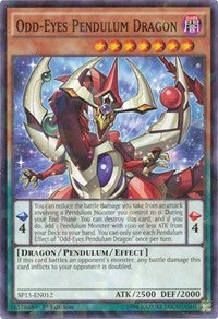 Odd-Eyes Pendulum Dragon [SP15-EN012] Shatterfoil Rare | Shuffle n Cut Hobbies & Games