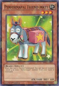 Performapal Friendonkey [SP15-EN026] Shatterfoil Rare | Shuffle n Cut Hobbies & Games