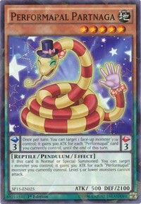 Performapal Partnaga [SP15-EN025] Shatterfoil Rare | Shuffle n Cut Hobbies & Games